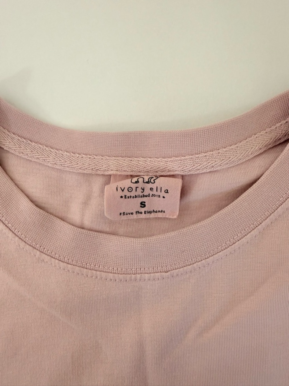 Ivory Ella Paisley Elephant Graphic Tee Light Pink Long Sleeve Small Women’s - Picture 9 of 11